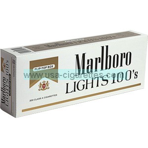 Marlboro Gold Pack 100's box cigarettes